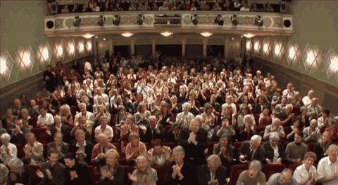 Crowd cheering
