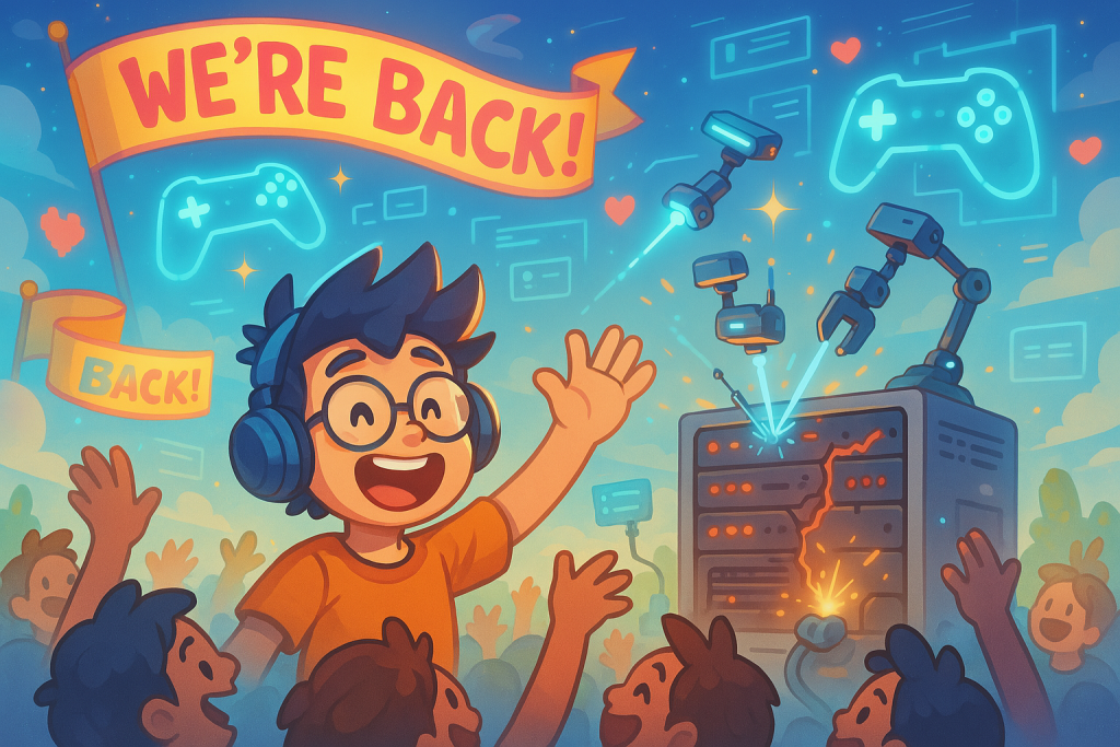 We are back