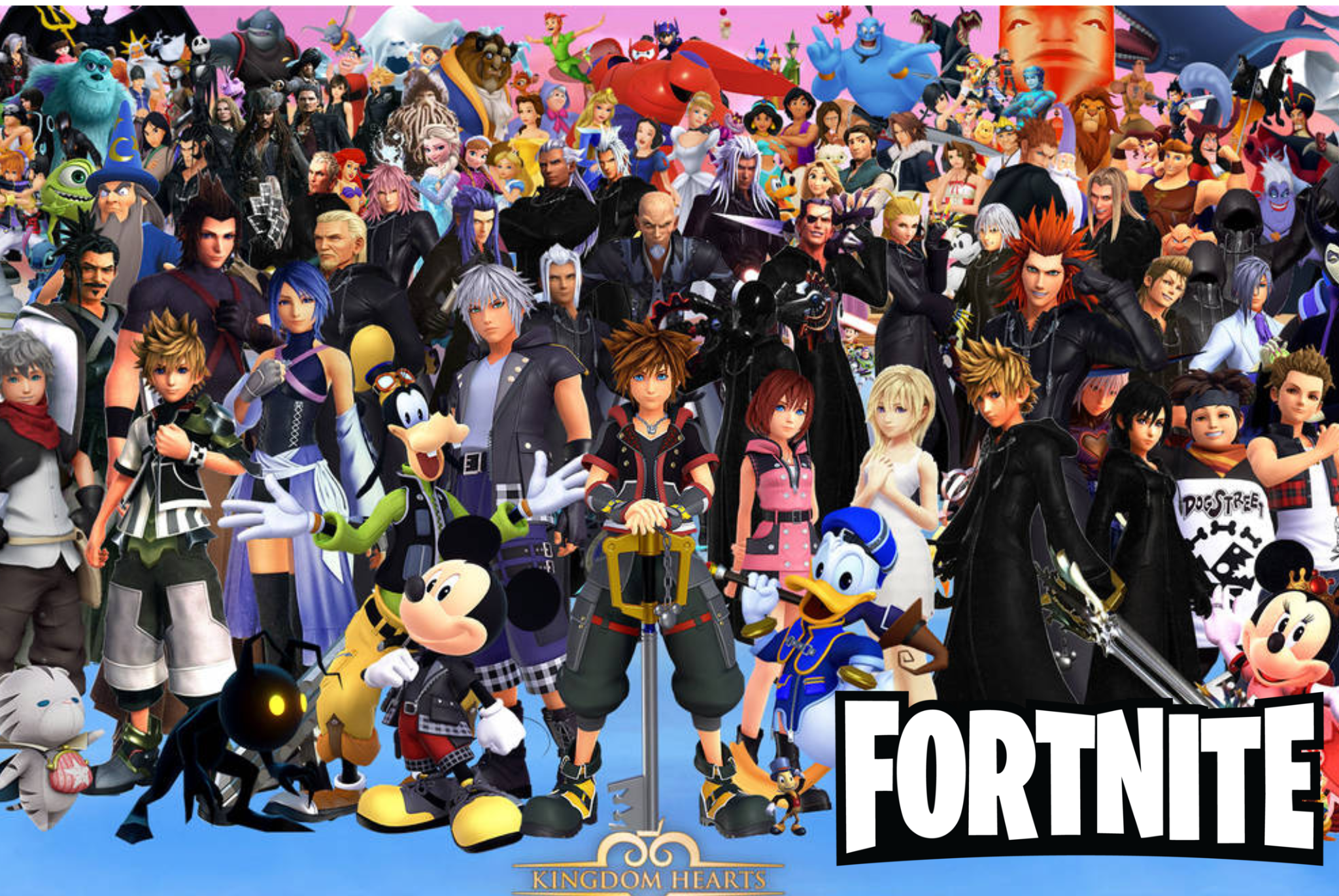 collaboration Fortnite Kingdom Hearts en développement
